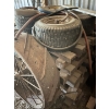 Image 2 : Tires and stacked wood 4x4 /4x6 mini motor and extension cord 