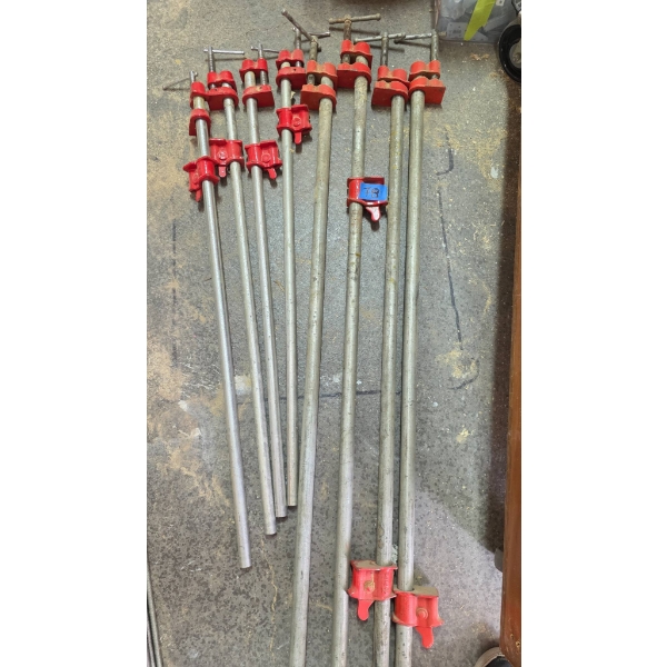 Steel Pipe Clamps with Adjustable Heads
