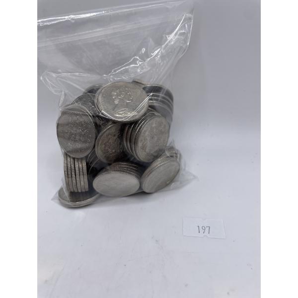 Bag Full of Canadian Modern 50 Cent peices