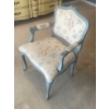 Image 2 : Floral Upholstered French Provincial Arm Chair 34T