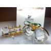 Image 1 : Swarovski Crystal Christmas Ornaments Train w/ Bell