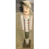 Image 1 : Outdoor Wooden Painted Man Garden Figure 9.5 W, 9.5 D, 49 T