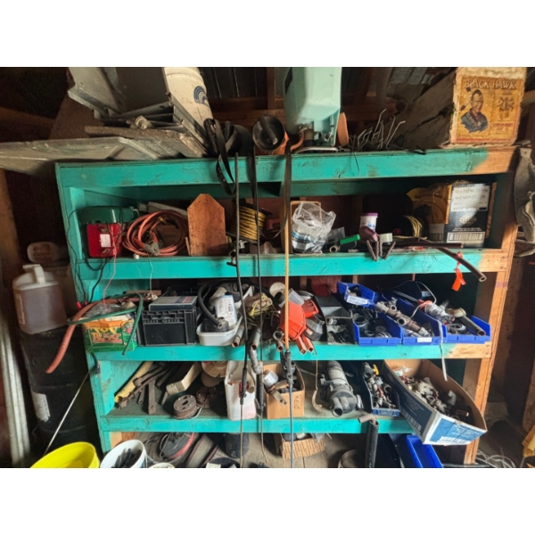 large amount of fittings, water pumps for water hoses along with several attachments for water pipes
