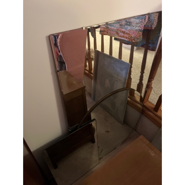  3 various size mirrors two are rectangular 48x30 & 24x16 and one is a Round one 29”