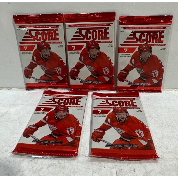 Unopened Packs (5) Score 2012/13 Collector Hockey Cards