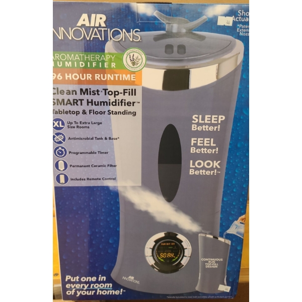 Air Innovations Aromatherapy Humidifier- Grey (New in Box) 