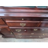 Image 12 : Buffet & Hutch Set With Collector Plates, Mirrored Curio, and Lighting