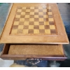 Image 1 : Chess Game Table w/ Storage Drawer 20 W, 20 D, 29 T 