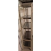 Image 2 : Brass and Glass Five-Shelf Etagere Display Unit