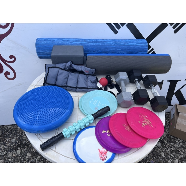 Fitness and Disc Golf Equipment Bundle