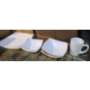 Image 1 : Royal Prestige White Dinnerware Set: Plates, Mugs, Bowls- 8 Setting