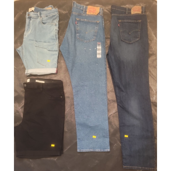 Two Pairs Of Levi's -501 Straight Leg 38x32 Jeans  Parasuco & Angels Brands of Denim
