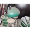 Image 7 : Display Cabinet 38.5 W, 16 D, 70 T and 2 Shelves of Glasses and Kitchenware Included 
