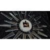 Image 9 : Edwardian-Era Cut Glass and George Nelson Mirrored Starburst Wall Clock