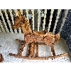 Image 1 : Antique Oak Rocking Horse 48L x 38T
