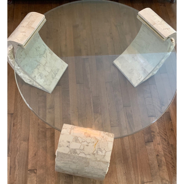 Modern Marble Stone Coffee Table 42x42x20