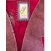 Image 4 : 3/4 Length Leather indigenous Poncho With Amazing Art on The Front Hand Stitched .