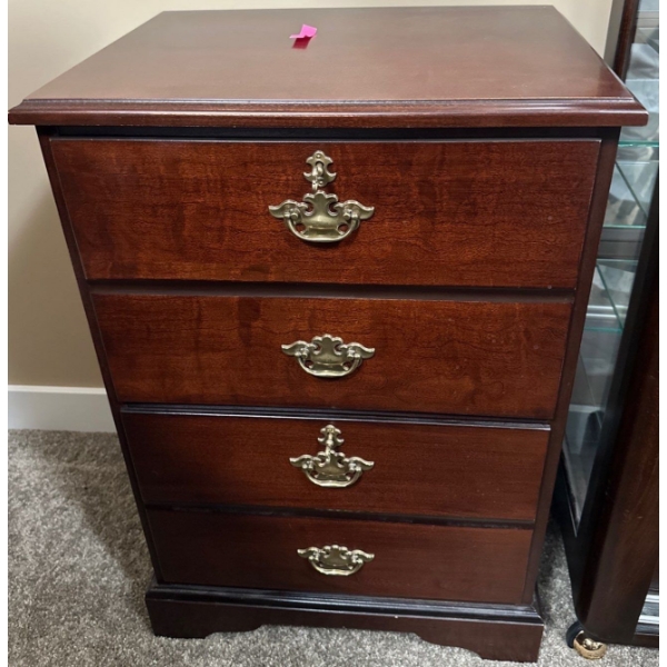 Wooden File Cabinet Comes With Keys -  20W, 15D, 30T 
