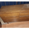 Image 2 : Vintage Wooden 6 Drawer Long Dresser 52 W, 18 D, 30 T