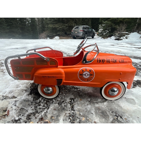  A & W Vintage pedal Car great for the A&W Collector