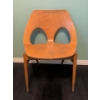 Image 5 : Teak Study w/ Mid Century Scoop Chair 44x20x29