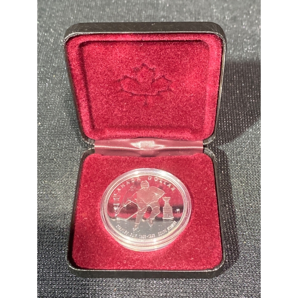 1993 Royal Canadian Mint Stanley Cup Proof Silver Dollar