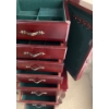 Image 3 : Beautiful Mahogany Jewelry Chest 18x12x39
