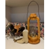 Image 1 : Antique Stallion 10L Electric Lantern Ceramic & Western Boot