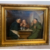 Image 1 : V.Blanj Oil On Canvas Religious Art 25x21