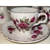Image 3 : Vintage Floral Dishes Set by ROSE ROYAL -Wood & Sons England 