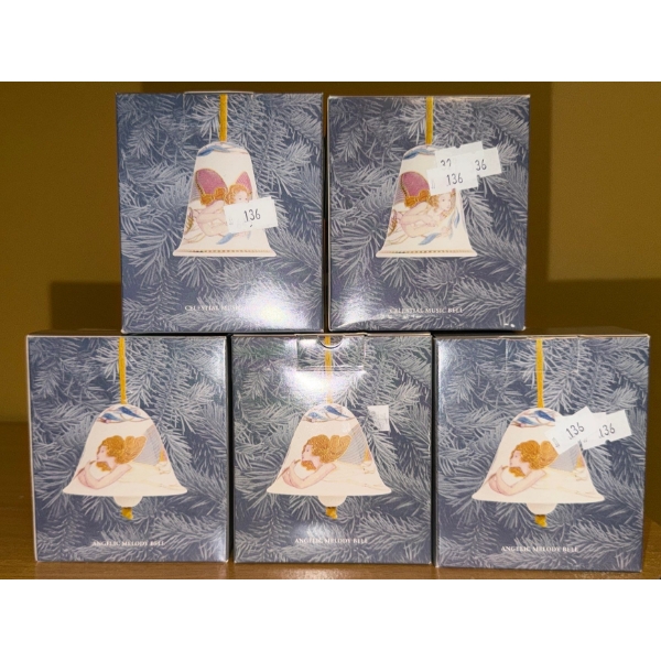 Five Lladro Holiday Ornaments