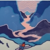 Image 4 : "The Eagles", Artist: Ted Harrison, 136/150, Serigraph Framed Under Glass 23.5 X 32.5 