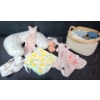 Image 1 : New Born Baby Essentials! Like New 0-3 Months Assorted Clothing, Bibs, Blankets, Nursing Pillow..