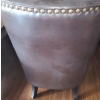 Image 3 : Brown Leather Club Chair 27 W, 26 D, 41 T (2nd)