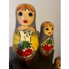 Image 2 : Nesting Doll 7 piece 15" In amazing condition from the early 70's