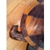 Image 6 : XL Hand Carved Mahogany Tortoise Sculpture 34x23