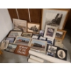Collection of Train Wall Decor.  Along the Line Train Print 25 w, 33 h
