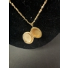 Image 3 : 10k Gold Chain with Hand Made Locket, Ladybug earrings and bracelet