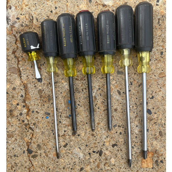 7 KEAN TOOLS Screwdrivers, Phillips