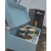 Image 7 : Vintage Tobacco and Syrup Tins with Convinient Wooden Boxes
