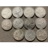 Image 1 : Canadian 25-cent Pieces 80% Silver 64.13 Grams