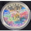Image 2 : 2015 $20 Misty Morning Mule Deer Fine Silver Coin 31.39 Grams