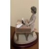 Image 3 : LLADRO Porcelain 'Young Beethoven'  Figure w/ Wooden Base (Slight Chip) - 7W, 10T 