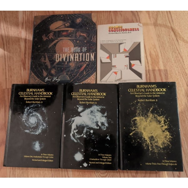 Burnhams Celestial Handbook Vol.1-3 The Book Of Divination & Cosmic Conciousness