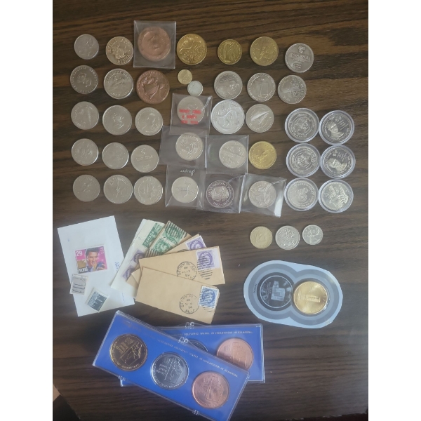 Insanely Collectable & Rare Coin/Token Collection w/ A Handful Of Stamps- Hudsons Bay Klondike Days 