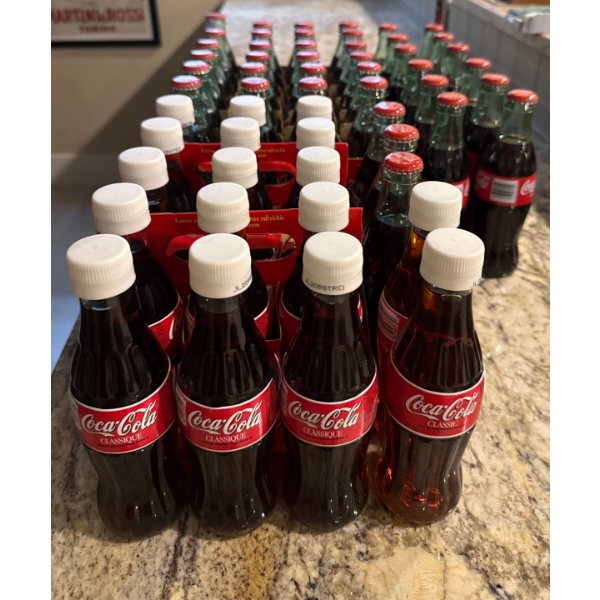 Vintage Coca-Cola Classics Bottle Collection, 58 Bottles,  Incl. From 1998 