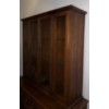 Image 3 : Vintage Dark Oak China Hutch (2 Piece)