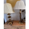 Image 2 : Set of 2 Vintage Damage, Extra Shade (One Has Slight Damage), Plus Ceiling Light 