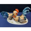 Image 1 : Rosenthale "Rosters Fighting" Porcelain Figure made in Germany 20Lx9H