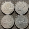 Image 2 : Canadian 25-cent Pieces 80% Silver 64.13 Grams